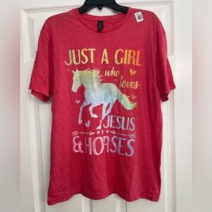 🐴Jesus & Horses Graphic T-Shirt